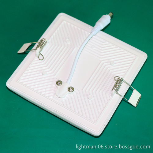 120x120mm Square Round Frameless LED Panel Light
